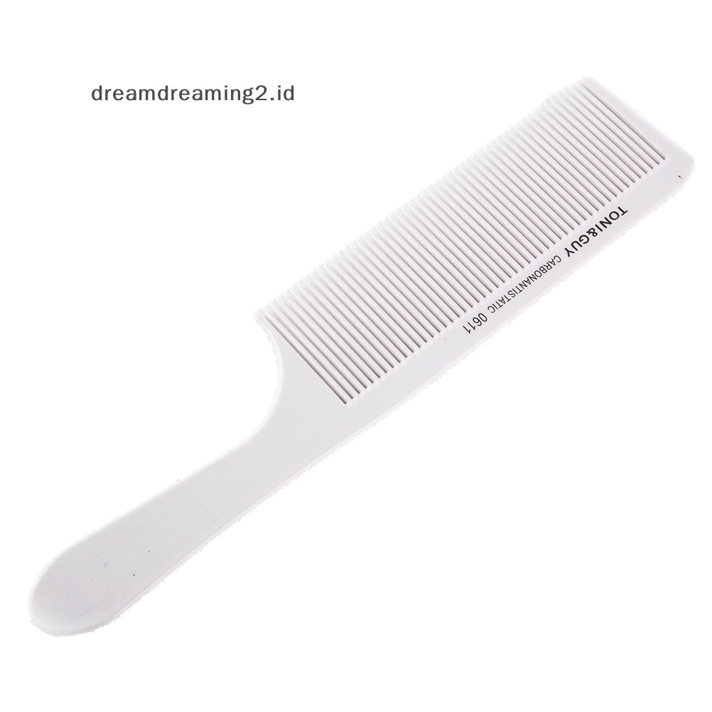 (drea) Alat Cukur Lengkung Hair Clipper Cutg Comb Barber Flat Top Sisir Salon Anti Statis //