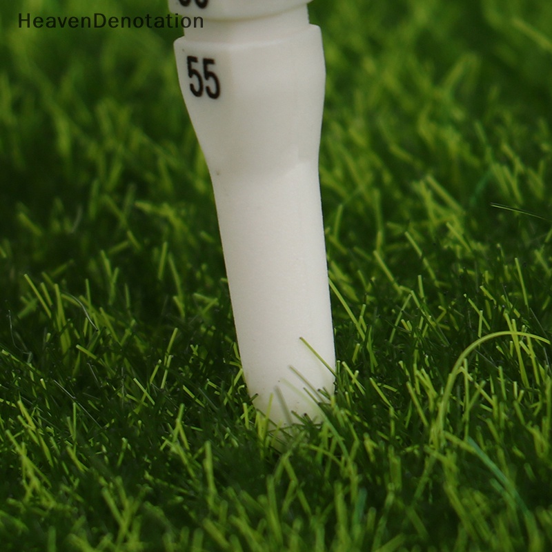 [HeavenDenotation] Golf Tee Adjustable Tinggi Plastik Aiming Penanda Arah Golf Holder Alat HDV