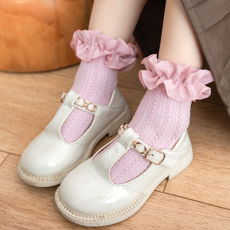 (Pimenova) kaos kaki anak renda kaoskaki bayi baby sock warna pastel