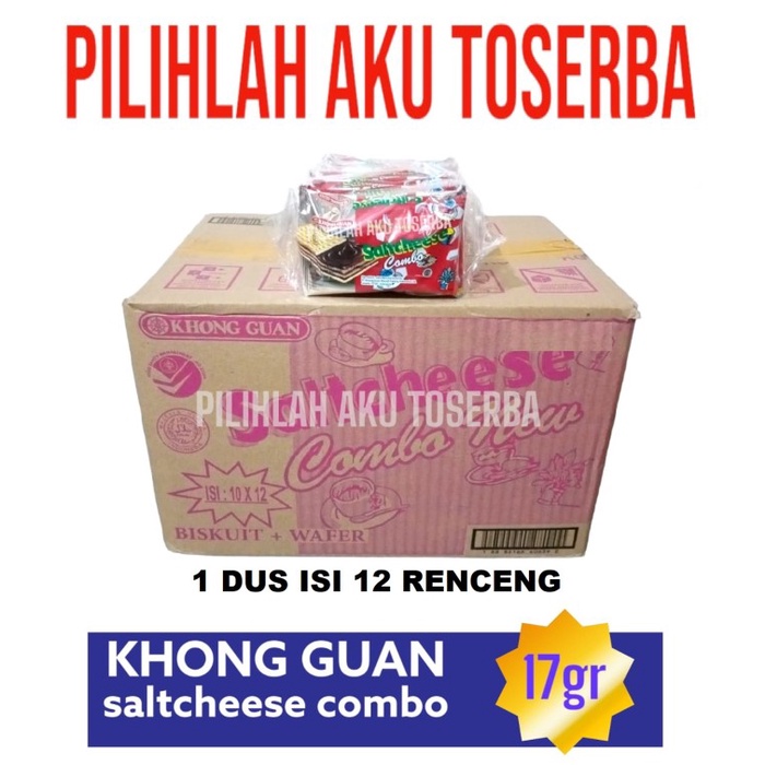 

Biskuit Khong Guan SALTCHEESE COMBO RENCENG - ( HARGA 1 DUS )