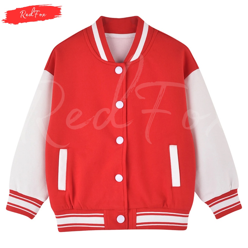 Jaket Anak Anak Original Premium Model Baseball Varsity Terabaru Sovenir Lulusan Kelas Seragam Rekre