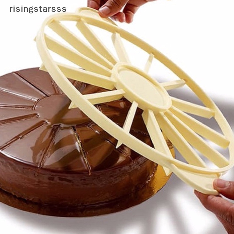 Rsid Span-Terbaru10 /12Potongan Kue Porsi Yang Sama Pemotong Roti Bulat Cake Mousse Divider Slice Jelly