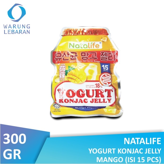 

Natalife Yogurt Konjac Jelly Mango (Isi 15 Pcs) 300gr