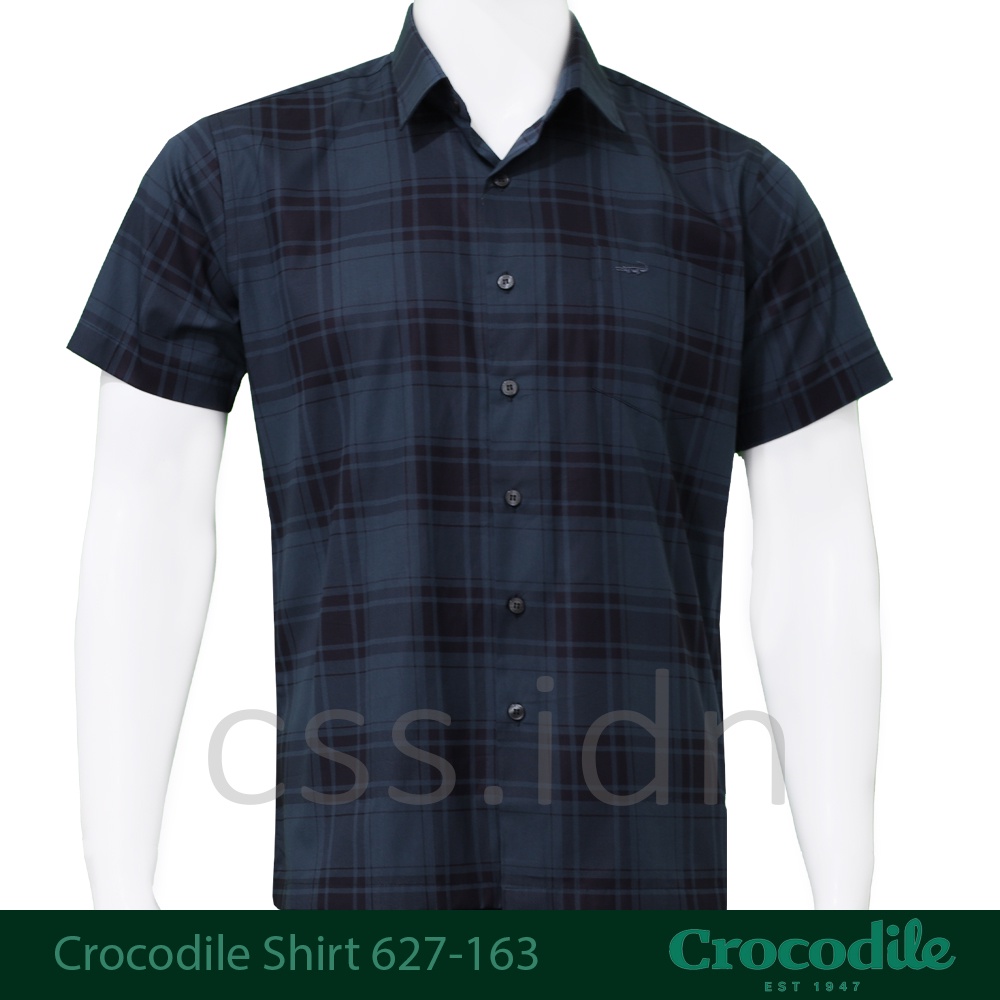 Kemeja Pria Lengan Pendek Crocodile Slim Fit 627-163