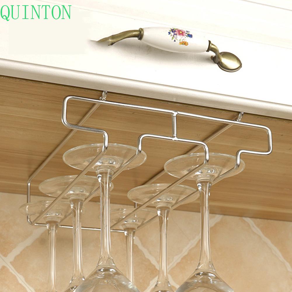 Quinton Rak Gelas Wine Dapur Tahan Lama Bar Goblet Organizer Cabinet Cup Hanger