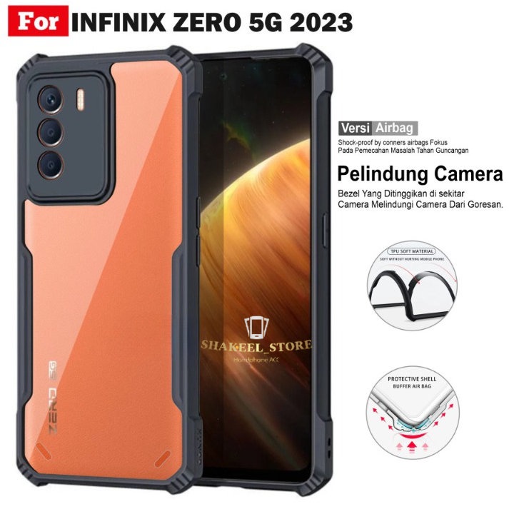 Casing Hp Infinix Zero 5G 2023 Hard Case Anti Licin Transparant