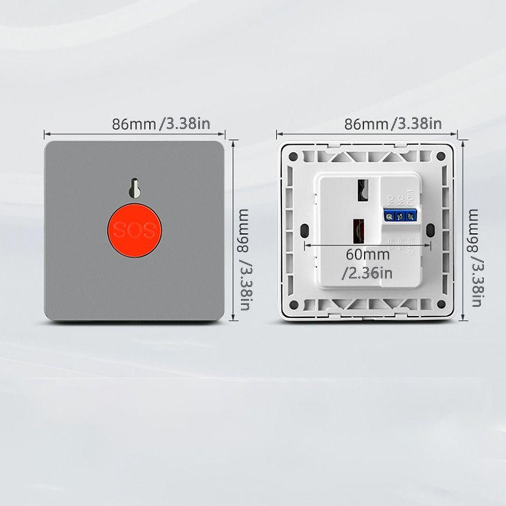 [Elegan] Alarm Darurat Bunyi Alarm Pencuri Sistem Alarm Api Panel Alarm Sensor Alarm Panggilan Untuk Alarm Penjaga