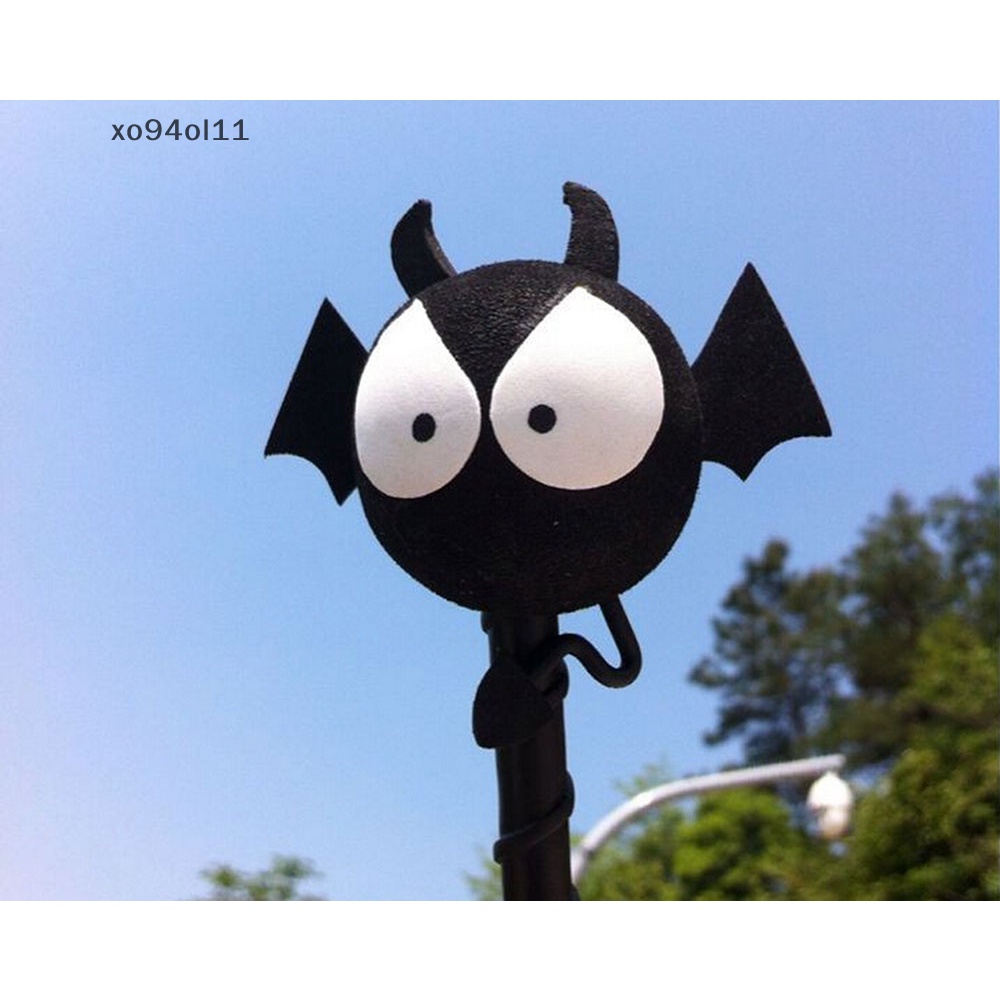 Xo Antena Bola Lovely Hitam Mata Besar Kelelawar Hias Mobil Antenna Topper Balls OL