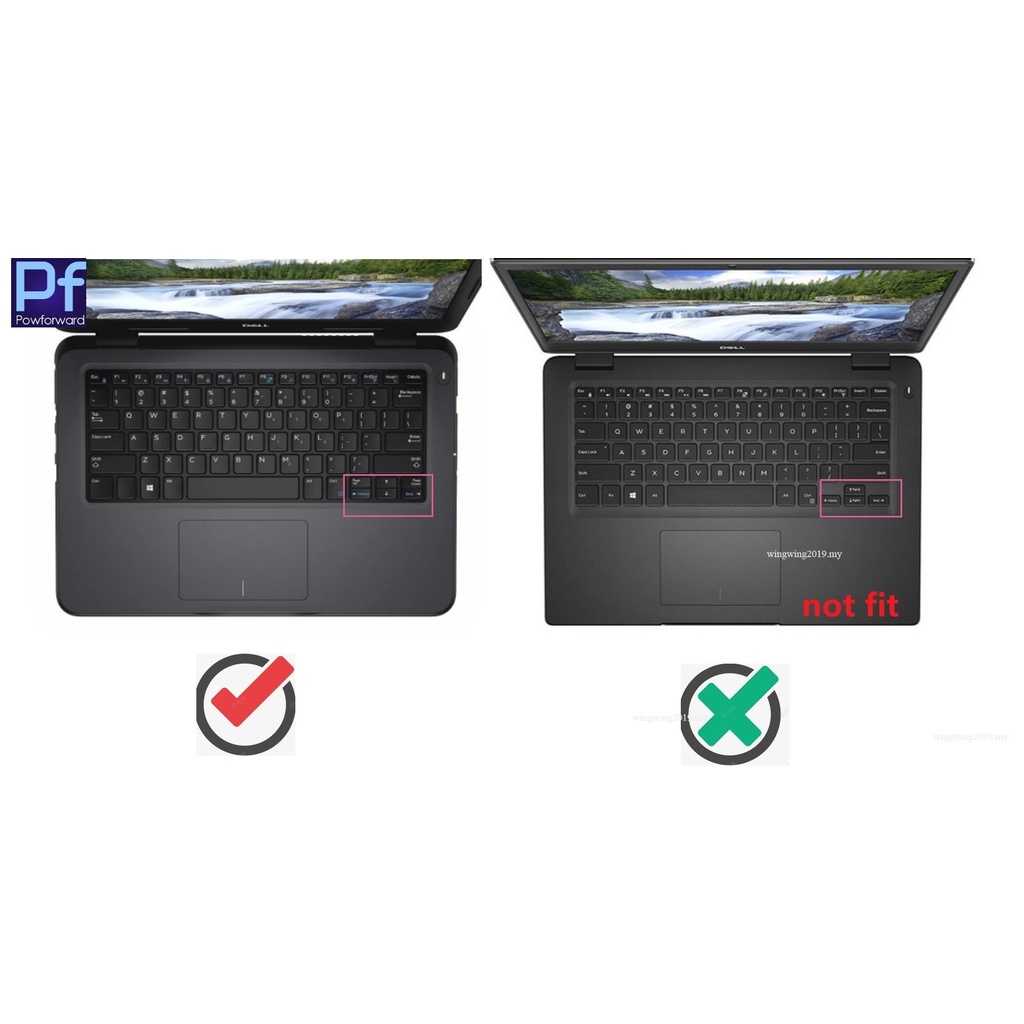 DELL Cover keyboard laptop Bahan Silikon Untuk Lintang Dell13 14 3310 3379 3390 3400 3450 3460 3470 3480 3490 5400 7400 5494 5406 5402 2020/2021