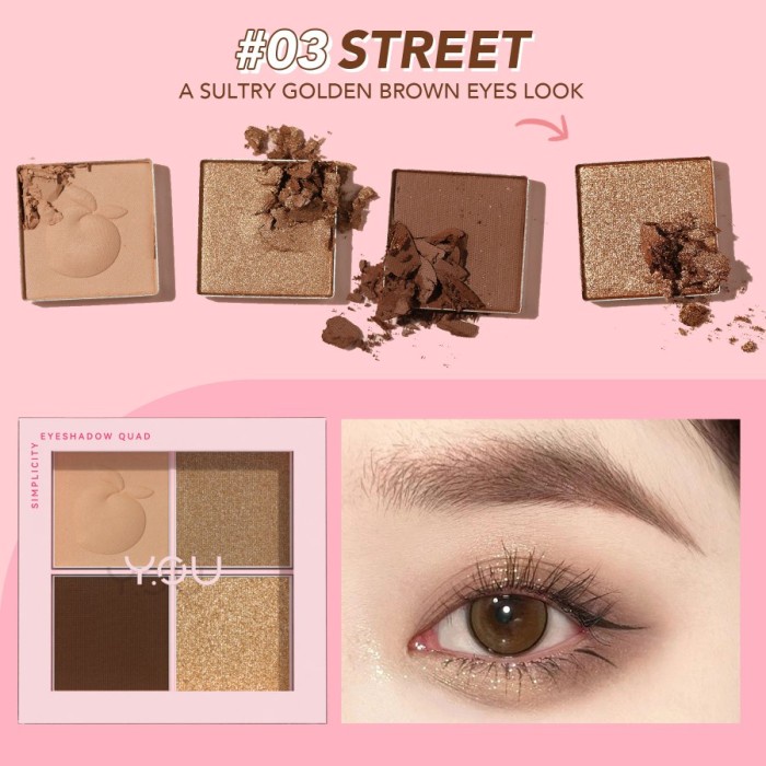 YOU The Simplicity Eyeshadow Quad