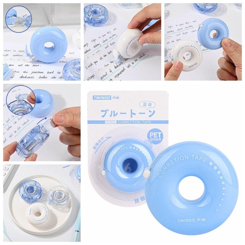 Mxbeauty Correction Tape Creative 5mm*6m Korektor INS White Out Korea Jepang Untuk Perlengkapan Sekolah