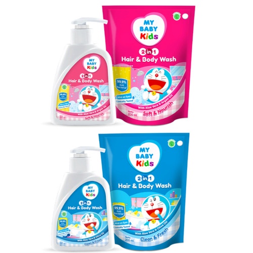 My Baby Kids Hair &amp; Body Wash 2in1 200ML