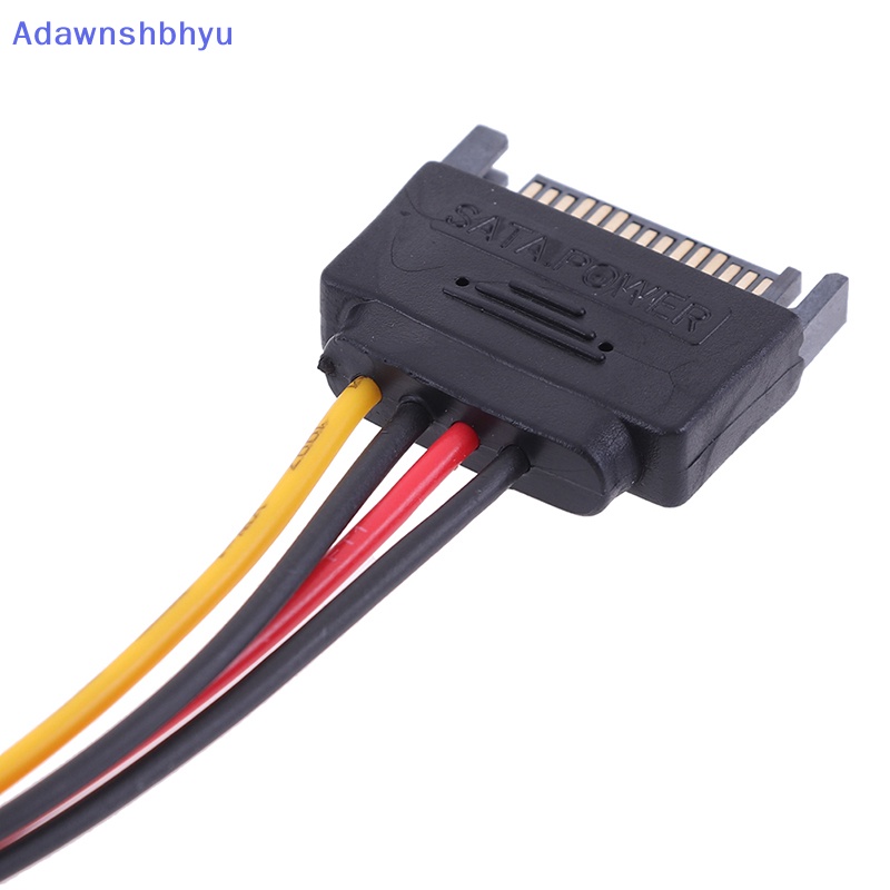 Kabel Power Adhyu SATA to IDE 15pin SATA Male to Molex IDE 4pin Female Cable Adapter ID