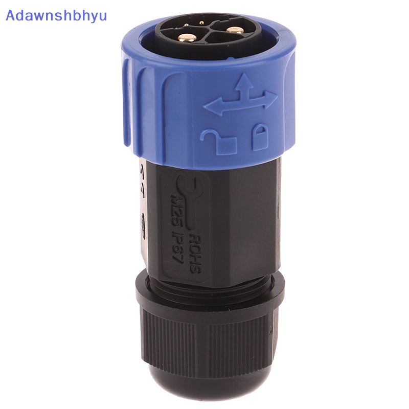 Soket Colokan Charger Motor Adhyu 50A Male Female M23 Konektor IP67 ID