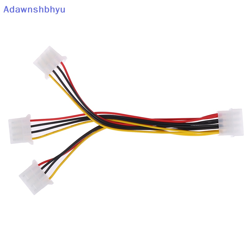 Adhyu 4pin IDE 1-ke-3 Molex IDE Female Power Supply Splitter Exentsion Adapter Kabel ID