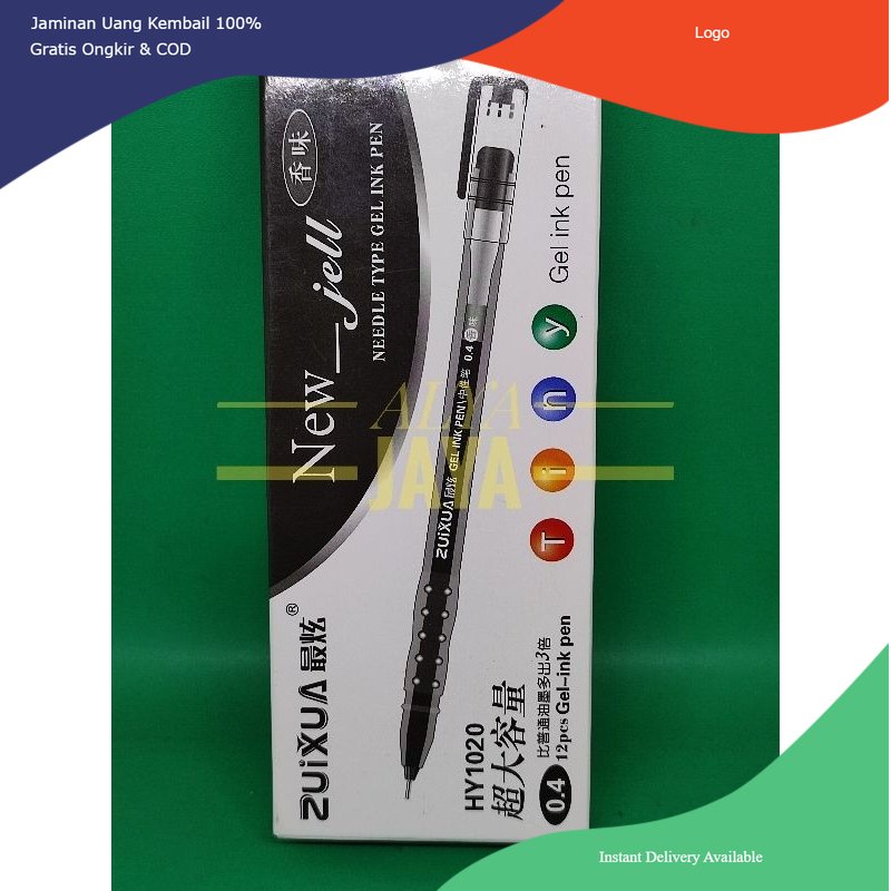 Pulpen Pena Ballpoin zuixua 1 Pack 12 Pcs