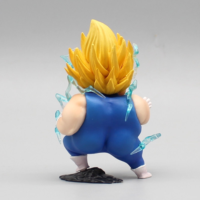 Anime Dragon Ball Figure Fatty Kakarotto Fat Angel Son Goku Vegeta 8CM Figure Model Mainan Boneka Dekorasi