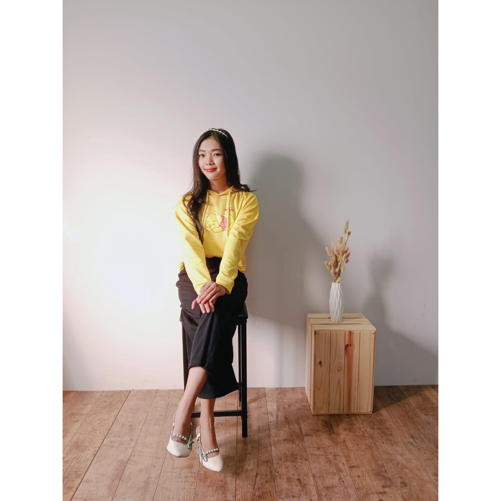 HOODIE WANITA | HOODIE KOREA | KAOS LENGAN PANJANG WANITA | WINNIE POOH