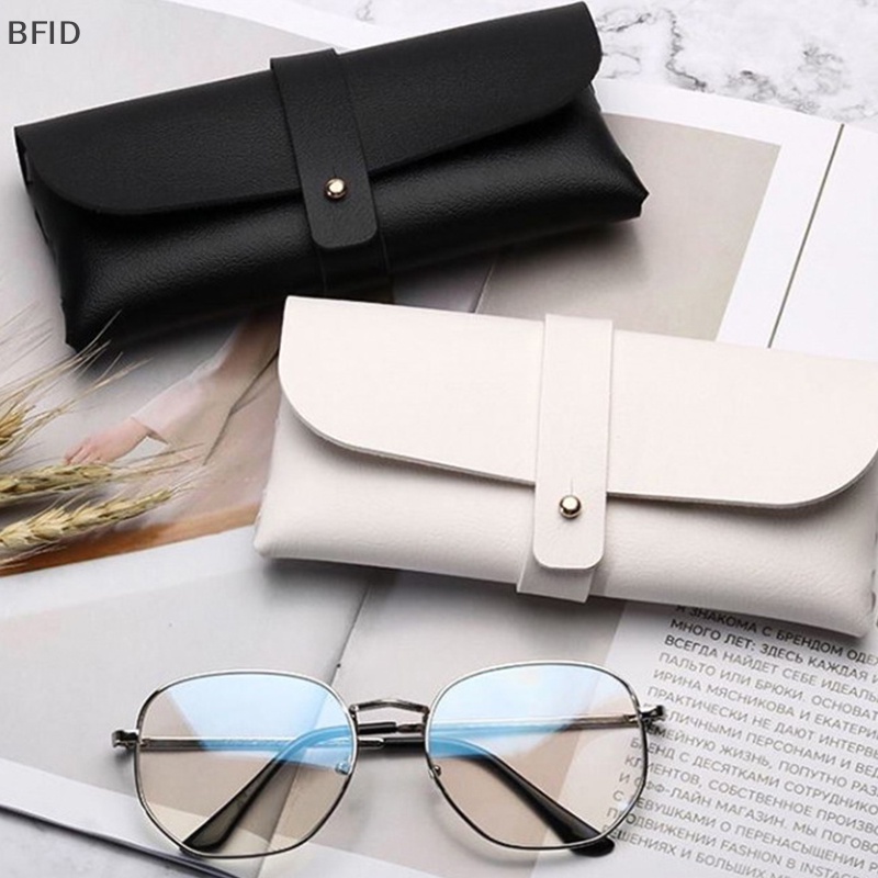 [BFID] Kotak Kacamata Wanita Kulit Lembut Tas Kacamata Fashion Portable Kotak Penyimpanan Kacamata Aksesoris Eyeglasses Case Sunglasses Bag [ID]