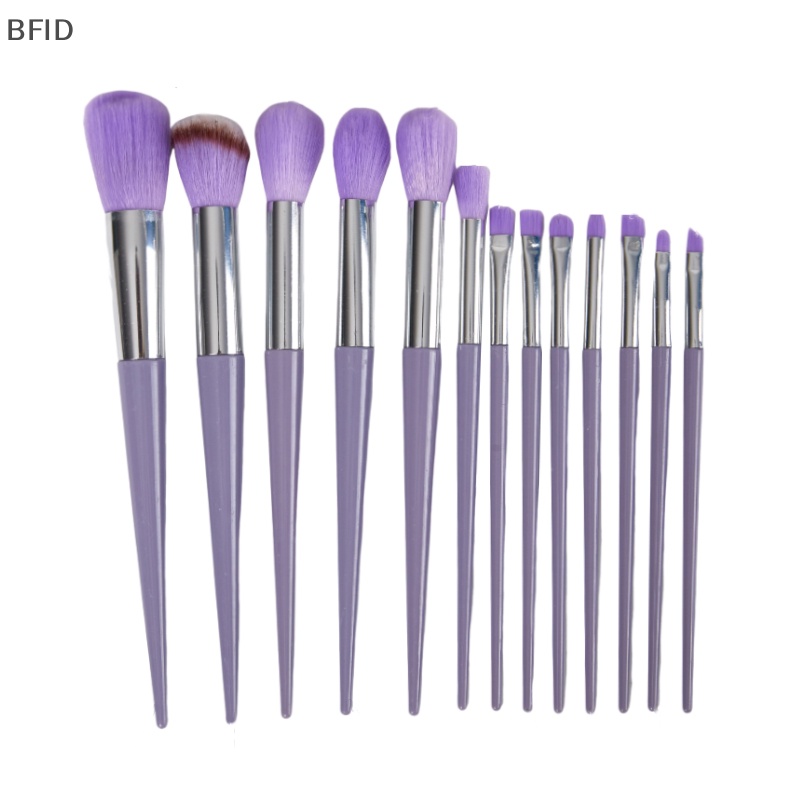 [BFID] 13pcs Set Kuas Kosmetik Makeup Bedak Foundation Eyeshadow Lip Brush Tool [ID]