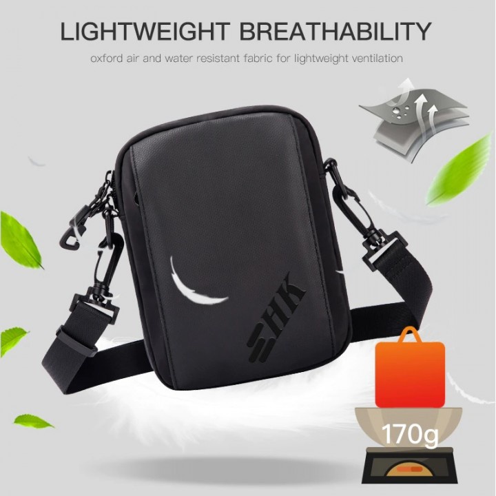 TAS SELEMPANG HEROIC KNIGHT HK-5859 Shoulder Crossbody Bag Waterproof Multi Layer