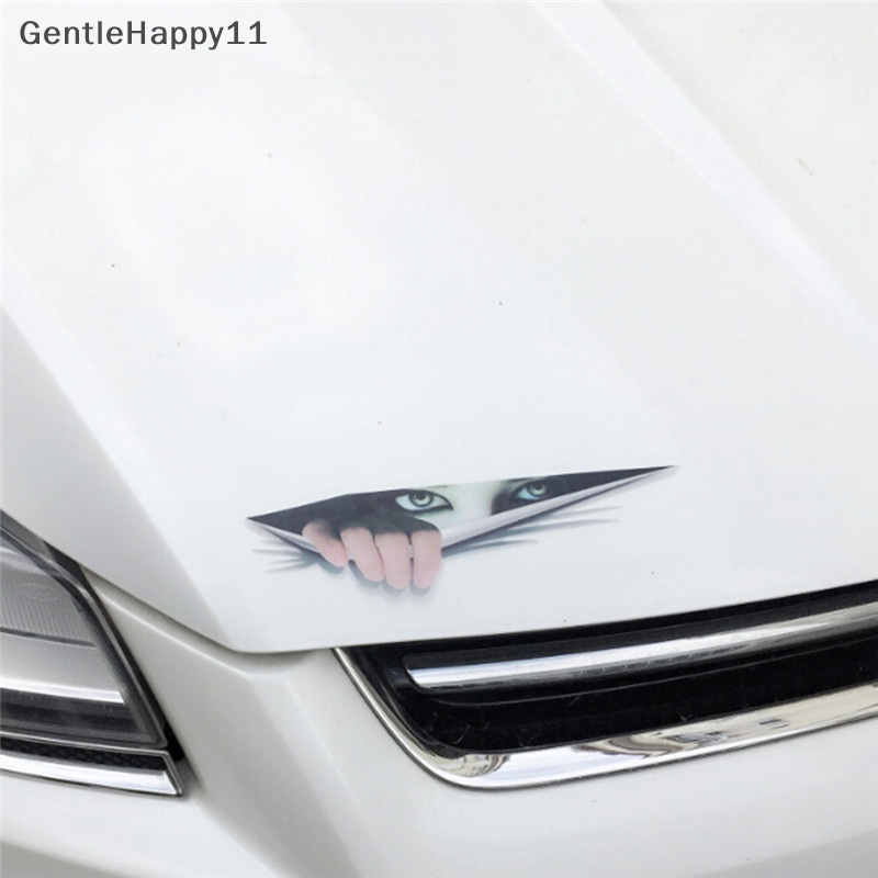 Gentlehappy Lucu 3D Peel Auto Spion Decal Body Mobil Hias Anti Air Stiker PVC id