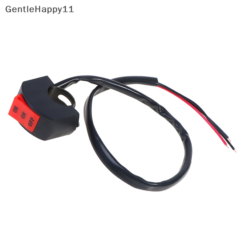 Gentlehappy Saklar Lampu Depan LED Jauh Dekat Tiga Garis Tombol Saklar Stang Motor id