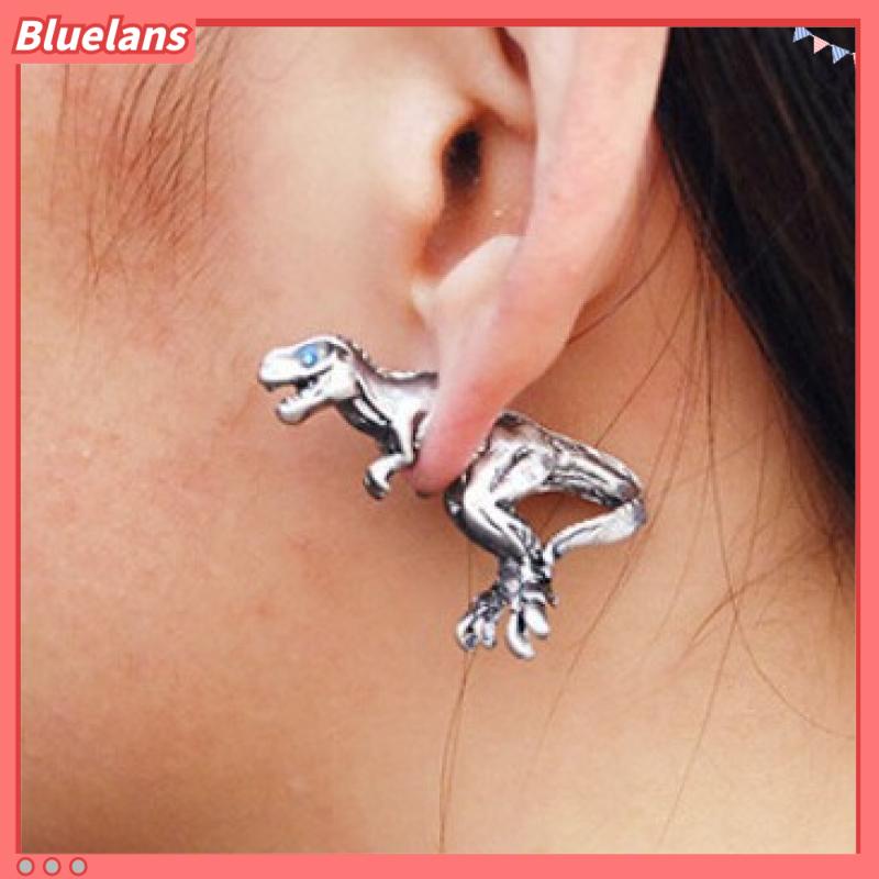 [BLS] Harajuku Tiga Dimensi Hewan Kecil Dinosaurus Fashion Kepribadian Piercing Stud Earrings