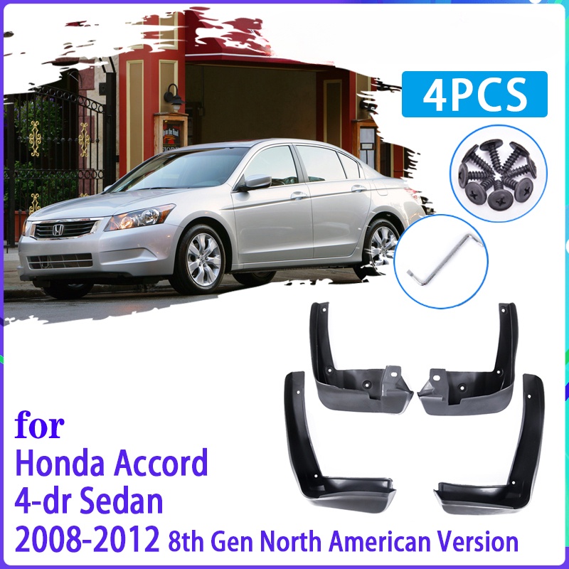 Flap Lumpur Mobil Untuk Honda Accord Sedan 2008~2012 2009 2010 2011 Mudguard Splash Guard Fender Mudflaps Aksesoris Mobil