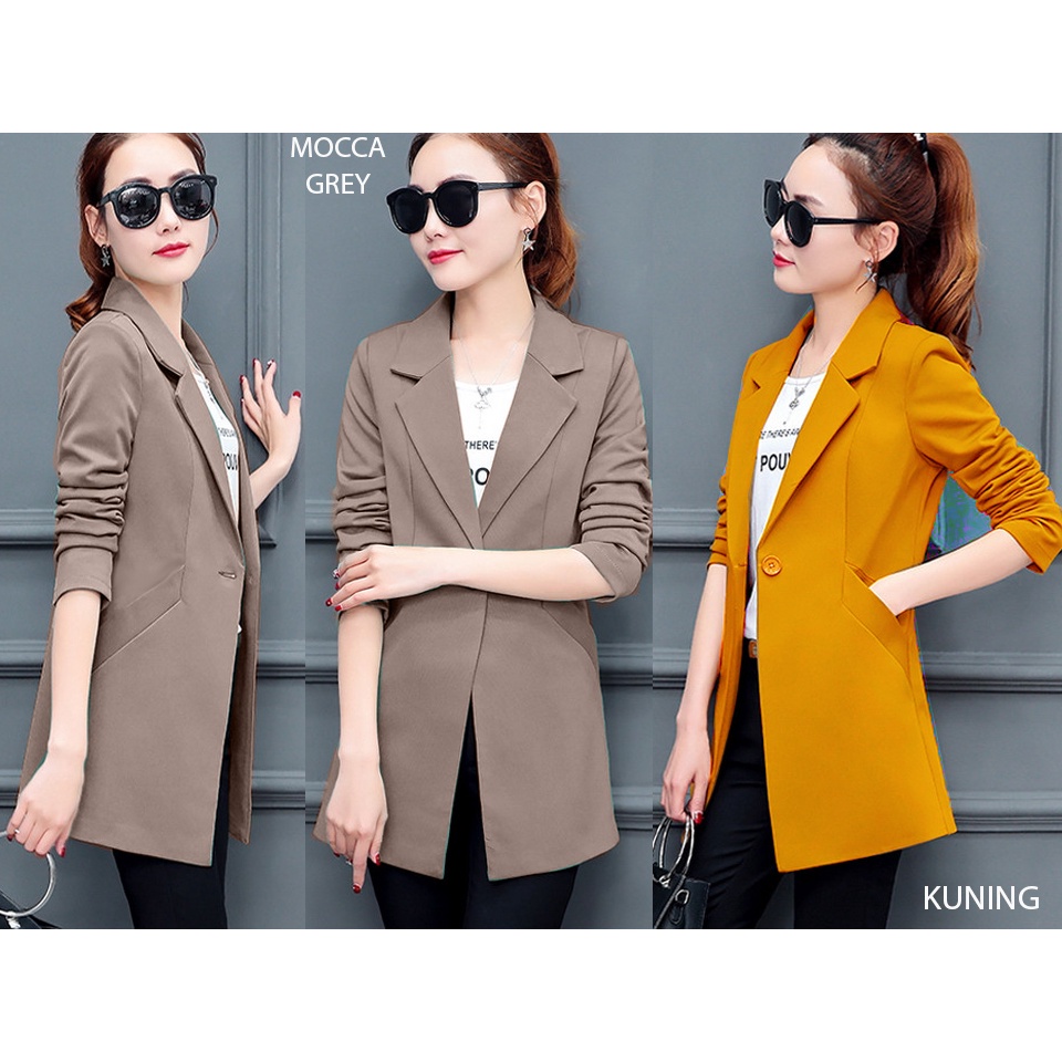 (SD002) Baru - SUIT LONG BLAZER / BLAZER PANJANG