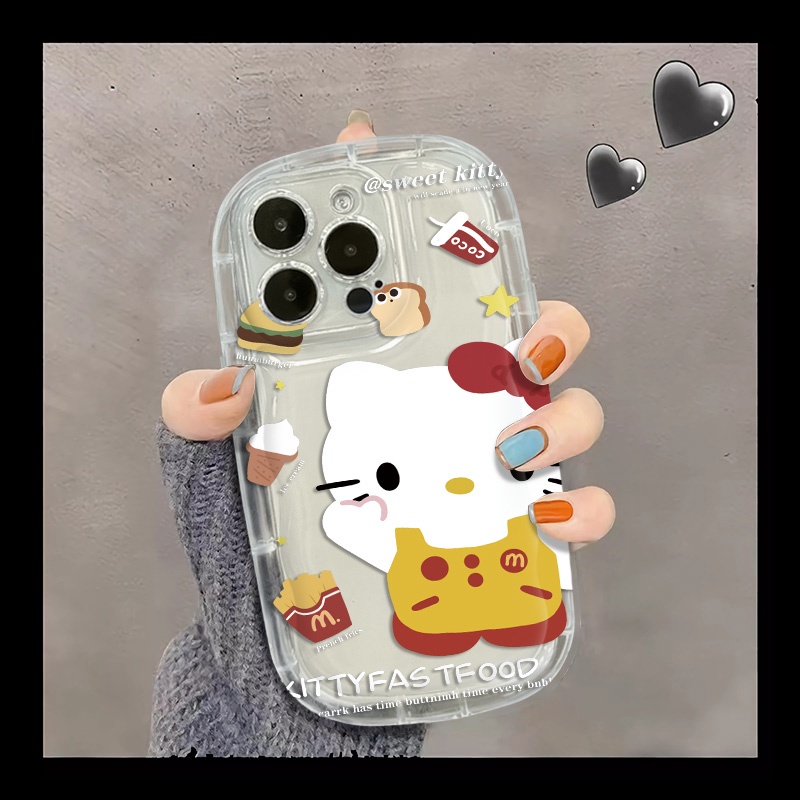 Casing Ponsel Transparan Kucing Lucu Kompatibel Untuk IPhone Casing14 13 12 11 Pro Max XS X XR Silikon Lembut Shockproof Cover Cell Precticer