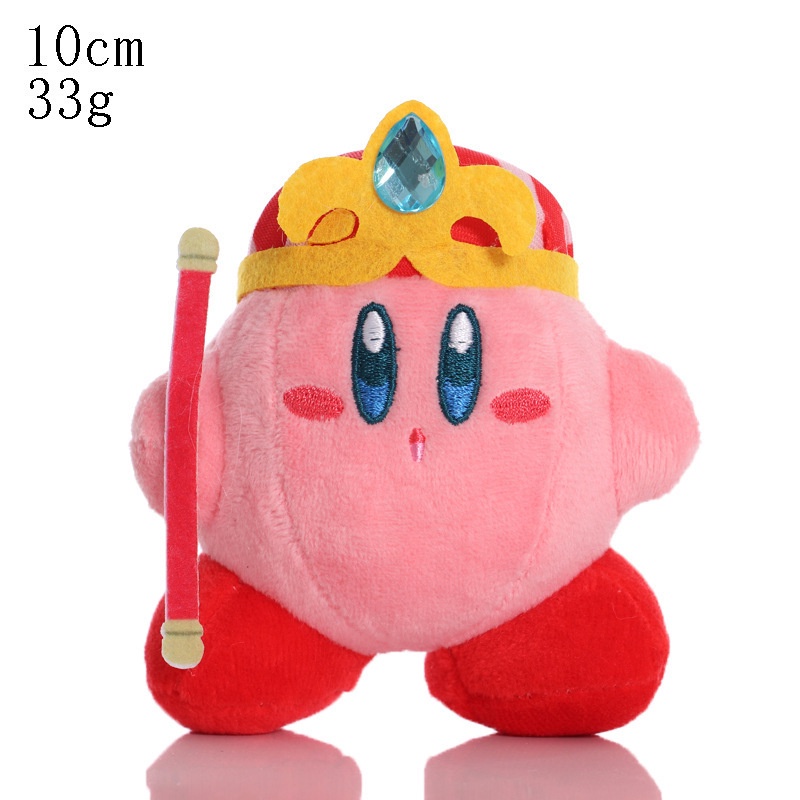 20cm 10cm Bintang Lucu Kirby Boneka Mainan Mewah Ninja Kostum Chef Pakaian Mahkota Berdandan Kirbys Boneka Mainan Lembut Untuk Anak