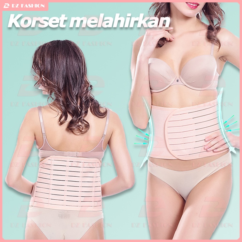 Korset pelangsing setelah melahirkan Korset melahirkan Jumbo korset pelangsing perut buncit Stagen pengecil perut ibu melahirkan Double Pereka Postpartum Adjustable Corset shapewear body slimming Impor sabuk perut pembentuk tubuh postpartum 5111