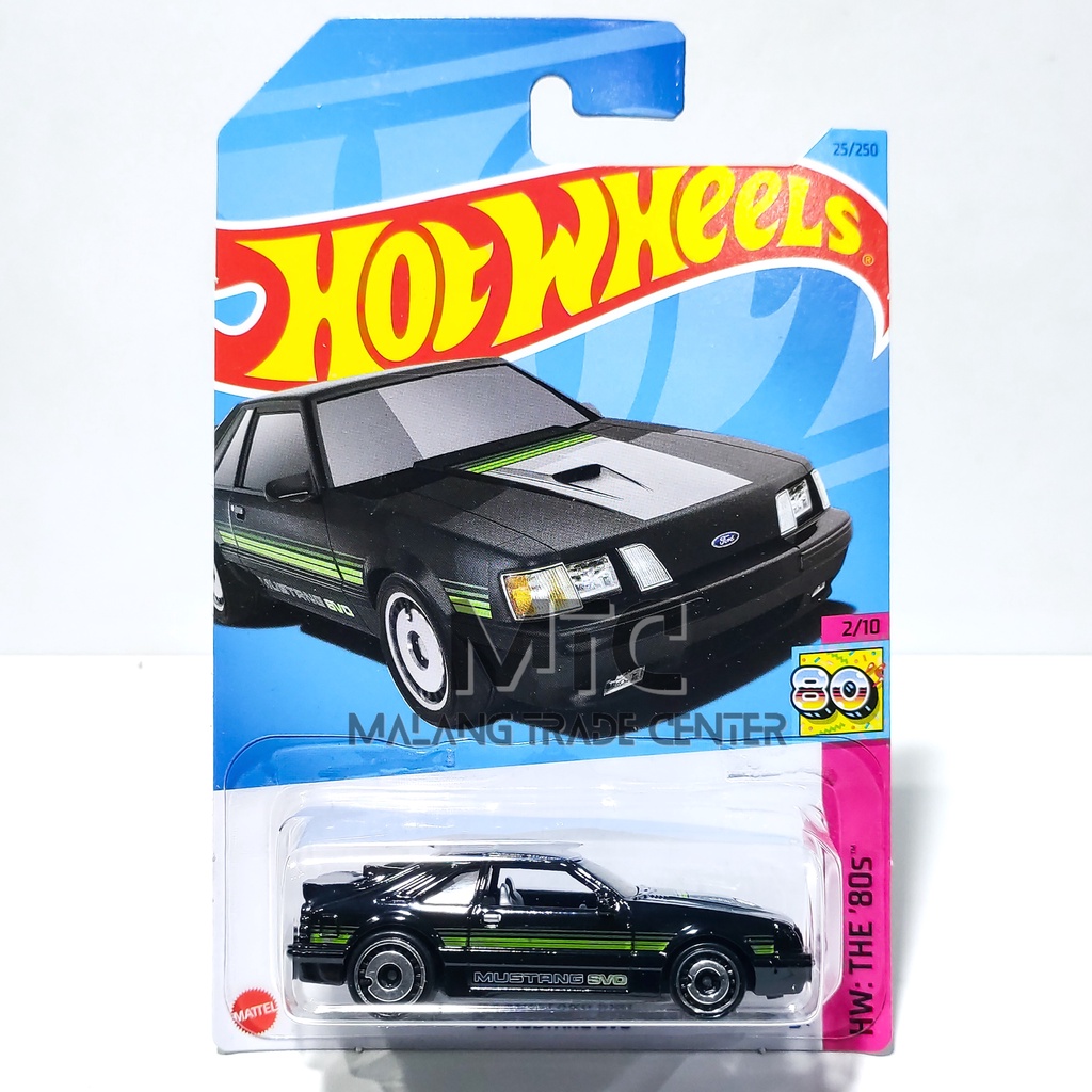 Hot Wheels 84 Mustang SVO Black J 2023