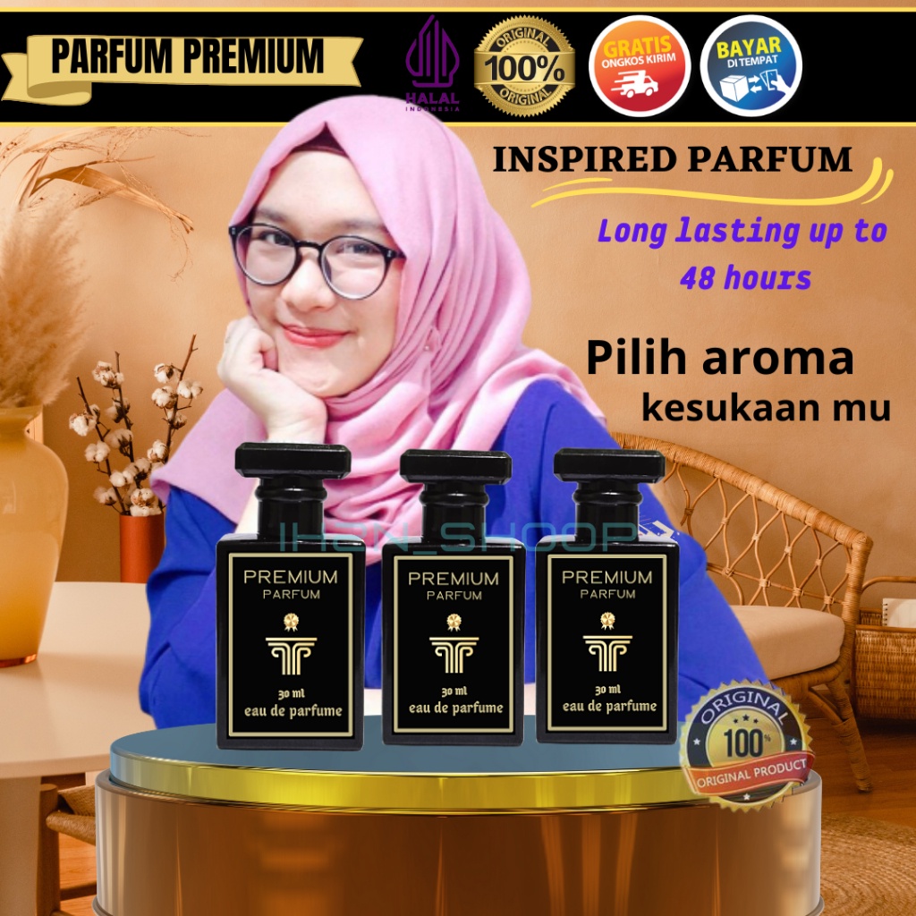 Parfum Refill Premium 30ml Man And Women Inspired Eropa Kualitas Premium