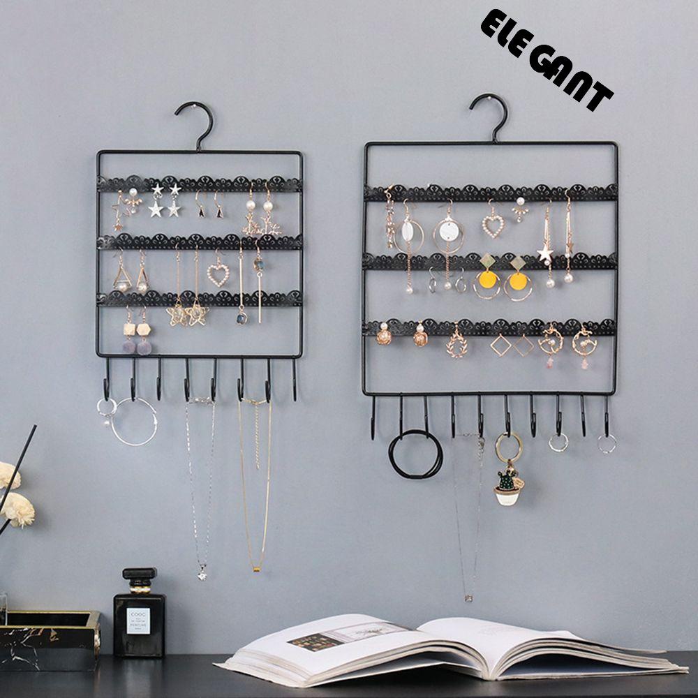 【 ELEGANT 】 Rak Perhiasan Rak Anting Anting Anting Kreatif Pajangan Perhiasan Wanita Kalung Gantungan Display Stand