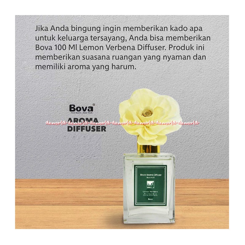 Bova Aroma Diffuser 100ml Covent Garden Your Scent Your Style White Musk Lemon Verbena Covent Garden Bofa Pewangi Ruangan