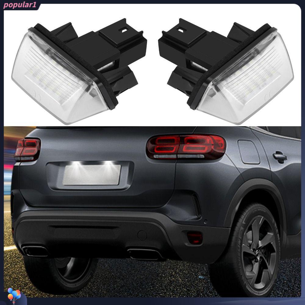 POPULAR PEUGEOT Lampu Nomor Lisensi Tahan Lama Plat Nomor Cahaya Putih Lampu Mobil Untuk Peugeot206 207 307 308