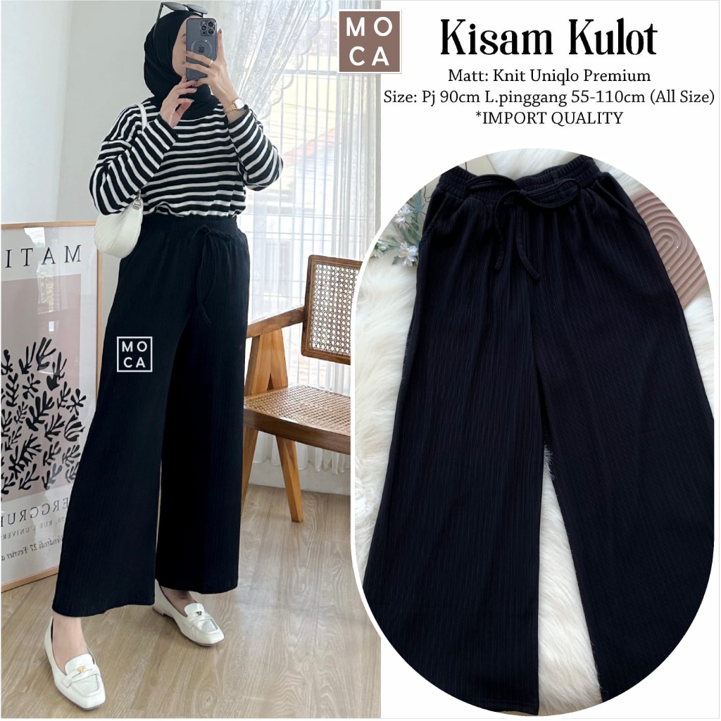 KISAM KULOT ORI MOCA | Knit Uniqlo Premium