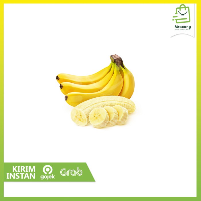 Pisang kepok kupas frozen 500gr