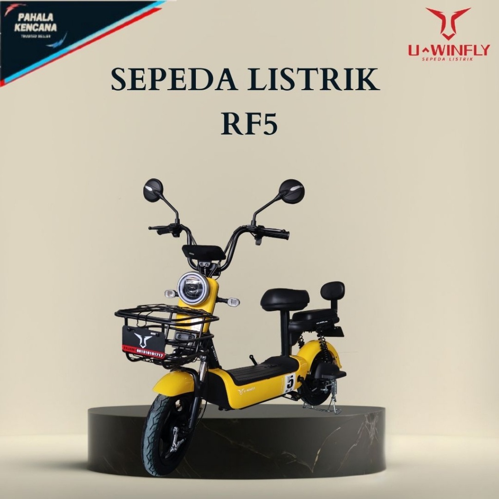 SEPEDA LISTRIK RED FISH 5 RF5 RF 5 UWINFLY REDFISH 5