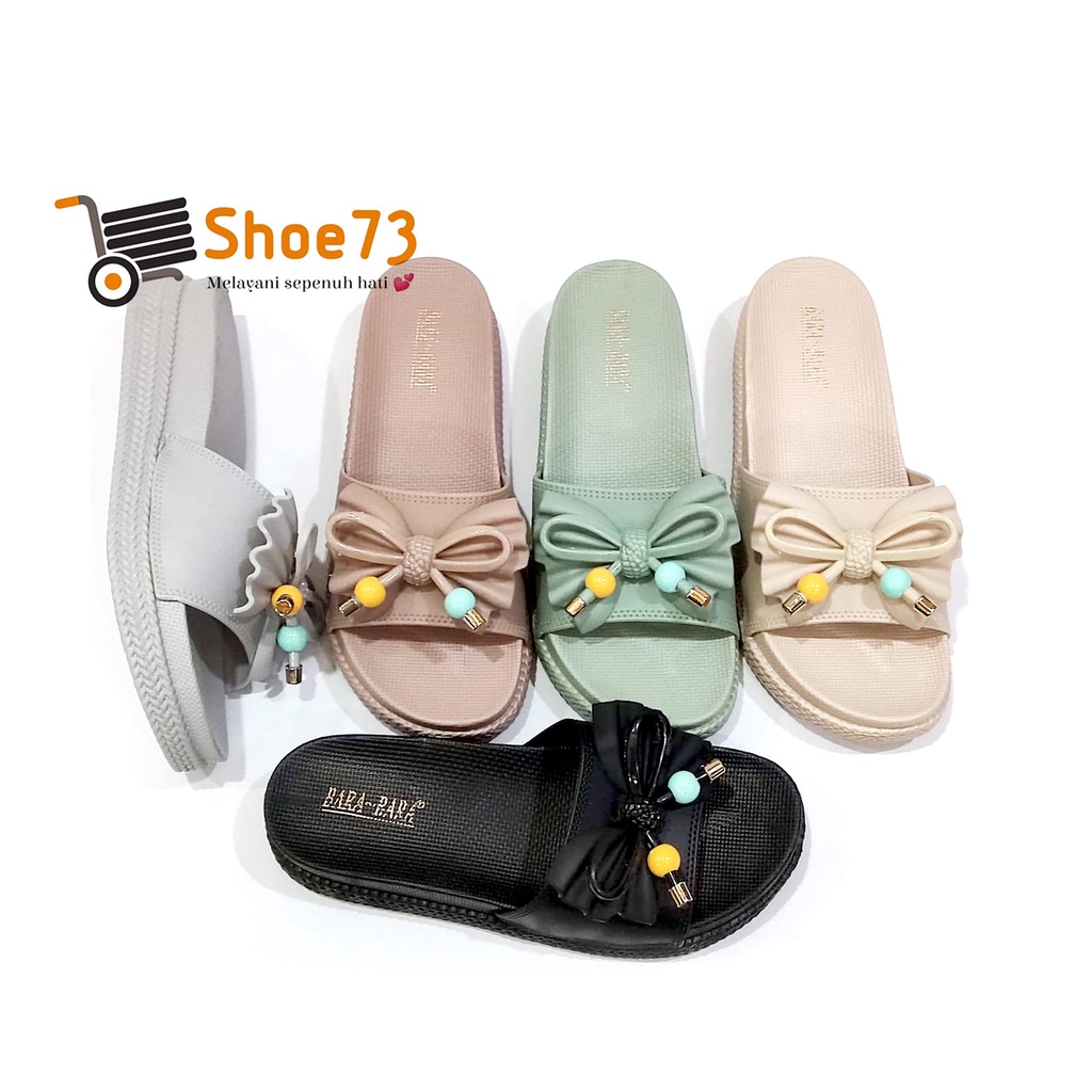 BARA BARA JSL 895 B-26 SIZE 36-40 ORIGINAL l Sandal Selop pita jelly wanita l Sendal kokop cewek impor