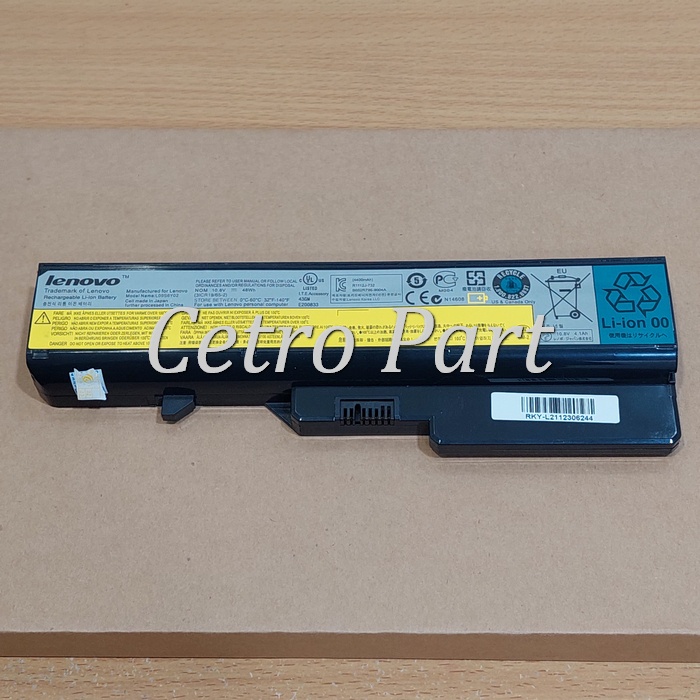 Baterai Batre Laptop Lenovo G460 G570 G565 G560 G470 G475 G575 -NEW