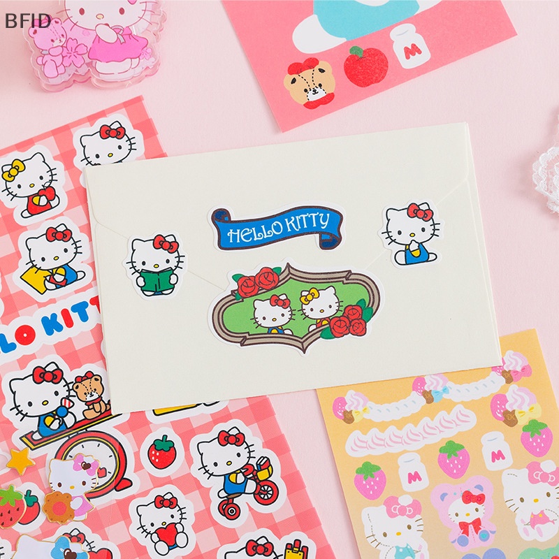 [BFID] Kartun Animasi Diy Stiker Lucu Buku Pegangan Goo Card Handmade Stiker Siswa Bahan Dekoratif Stiker Mainan Anak Perempuan Hadiah [ID]