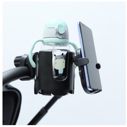 Portable Water Cup Holder Universal Phone Holder 2-in-1 Baby Stroller Cup Holder Stroller Accessories Stroller Black Stroller Accessories Basket Multifunctional Bike Bottle Holder/Car Motorcycle Holder/Bicycle Phone Holder/Water Cup Holder Sep