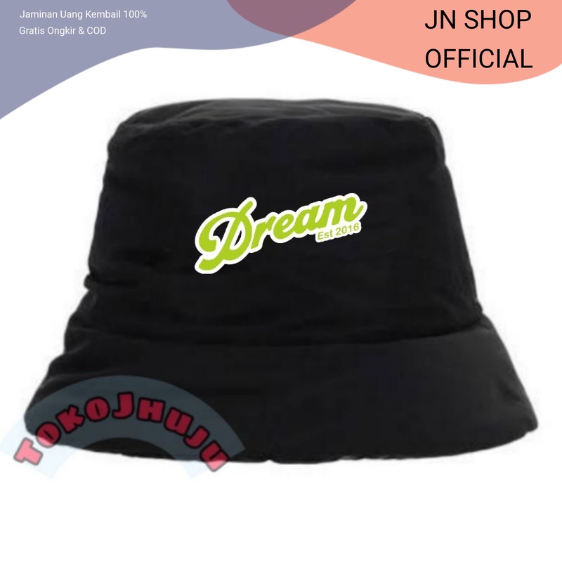 JNSHOP Topi Kpop NCT Dream est 2016 logo hijau stabilo
