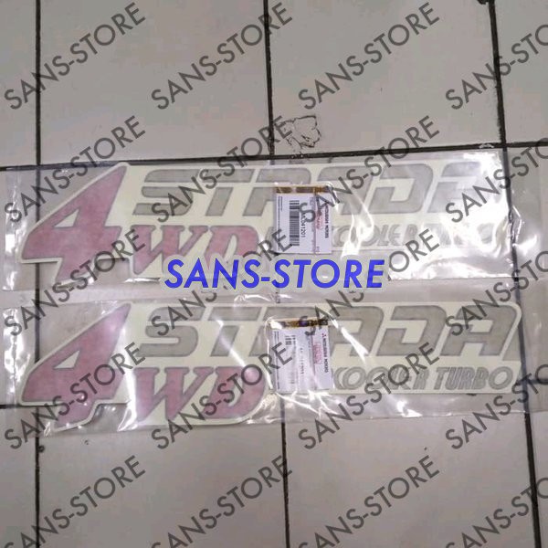 F35GVNM - ti0n stiker sticker 4wd intercooler strada l200 dan triton set 2pcs sl - F35GVNM - DFRSS