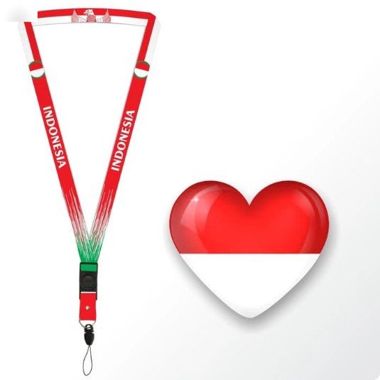 

Tali Lanyard Custom FC Indonesia / Custom Lanyard Tali Gantungan Kunci HP POD ID Card