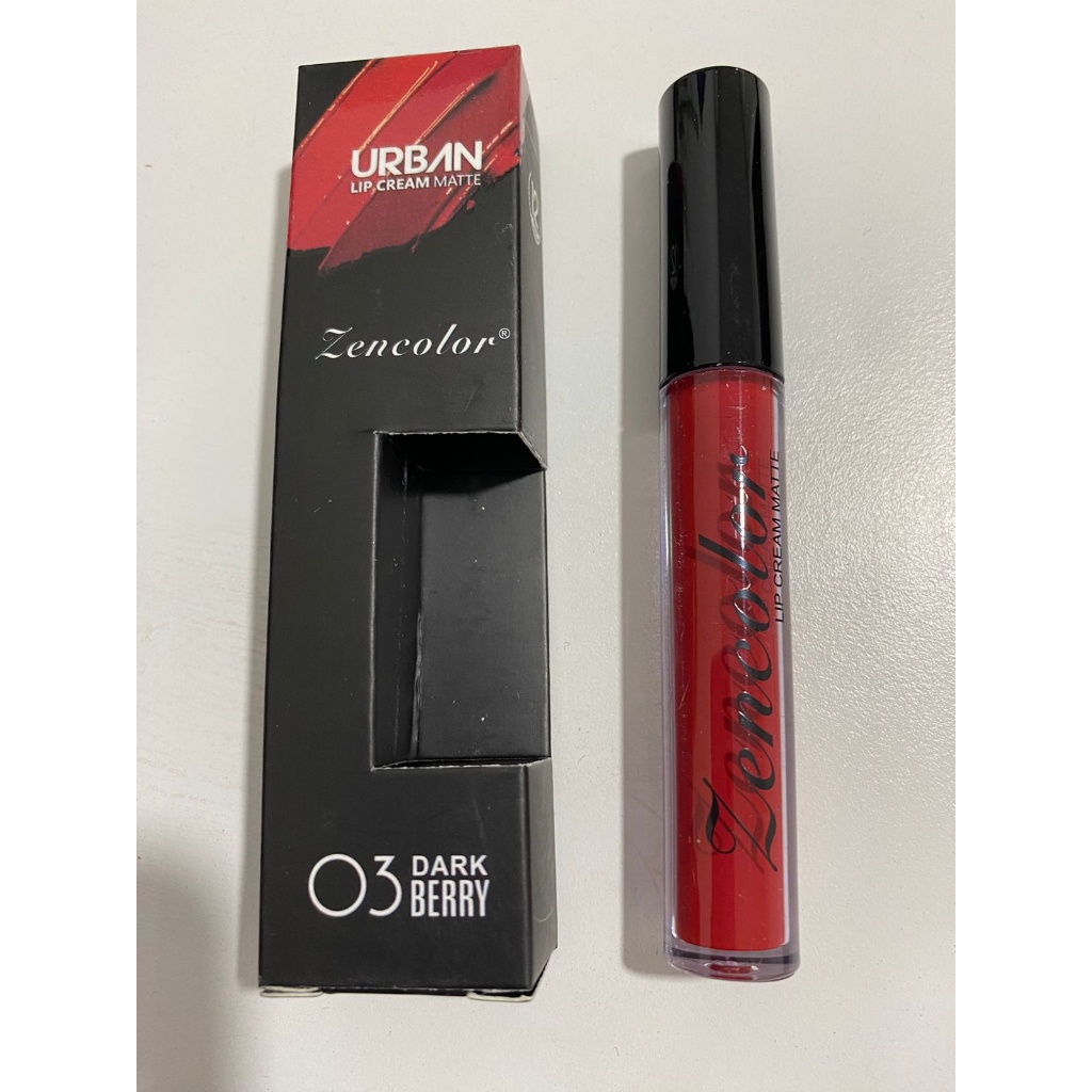 ZENCOLOR URBAN MATTE LIPCREAM LIPSTICK WITH VITAMIN C LIPSTIK YANG MAMPU MEMBUAT BIBIR CANTIK ALAMI TIDAK KERING