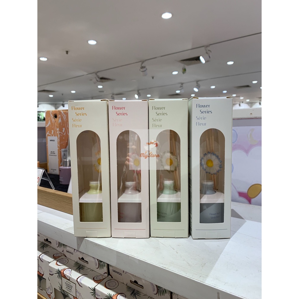 MINISO Reed Diffuser Pengharum Ruangan Aromaterapi Mewah Pewangi Ruangan Parfum Kamar Tidur Sewangi 